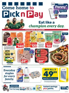 Preview of Pick n Pay flyer valid from 24/08/2026