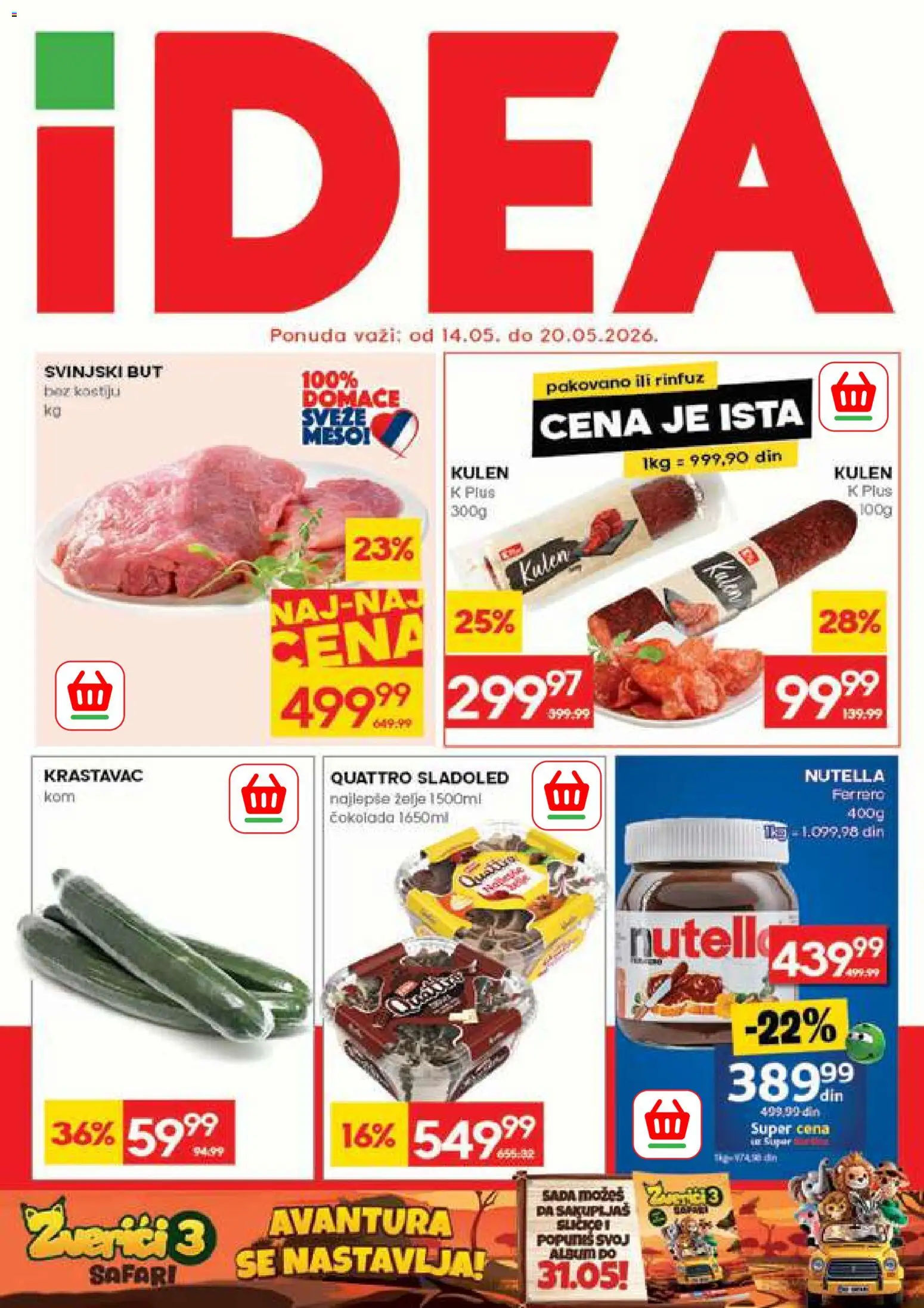 Pregled Idea kataloga - važi od 14.05.2026
