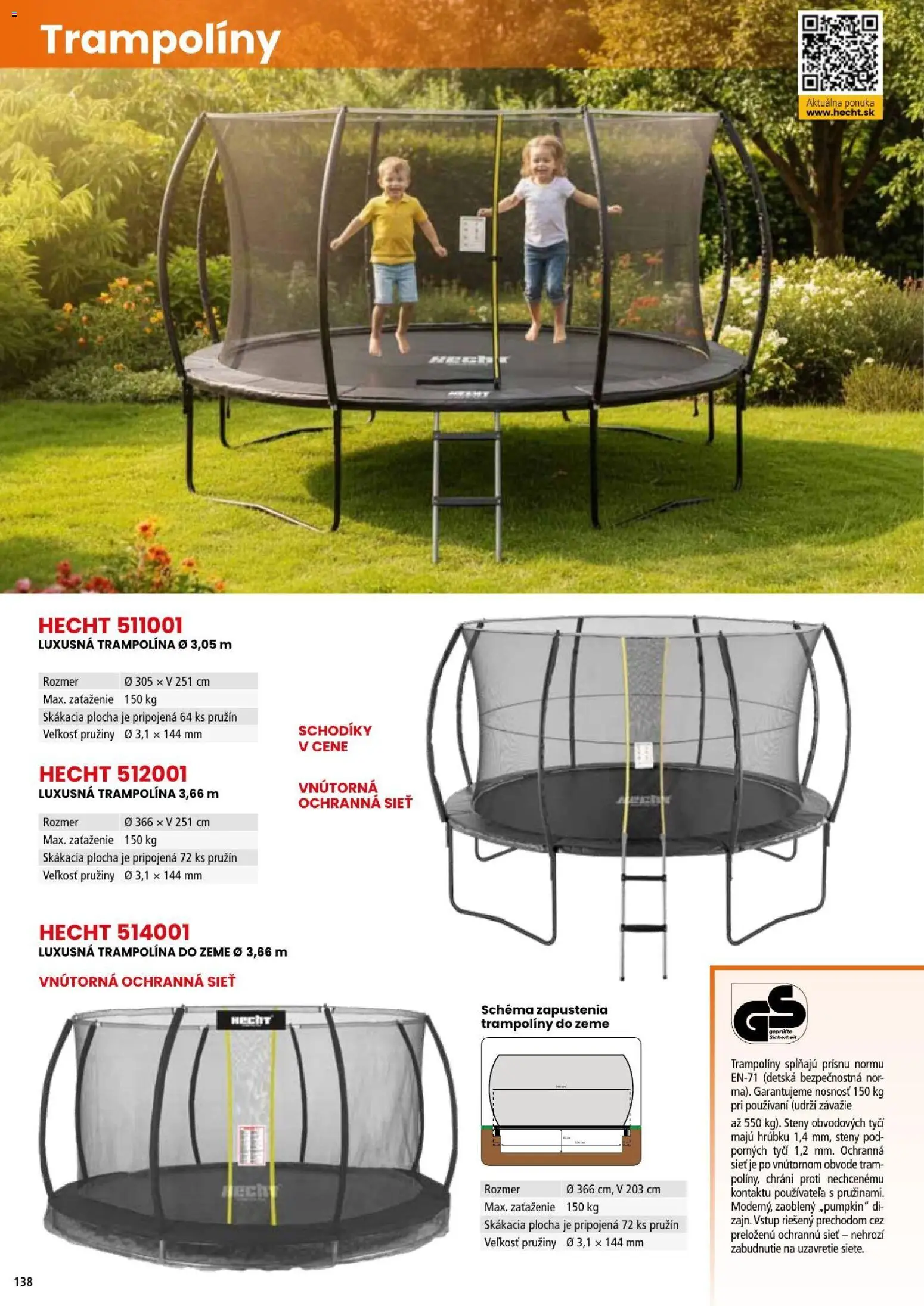 Náhľad Hecht letáku platného od 06.07.2026 - Trampolína
