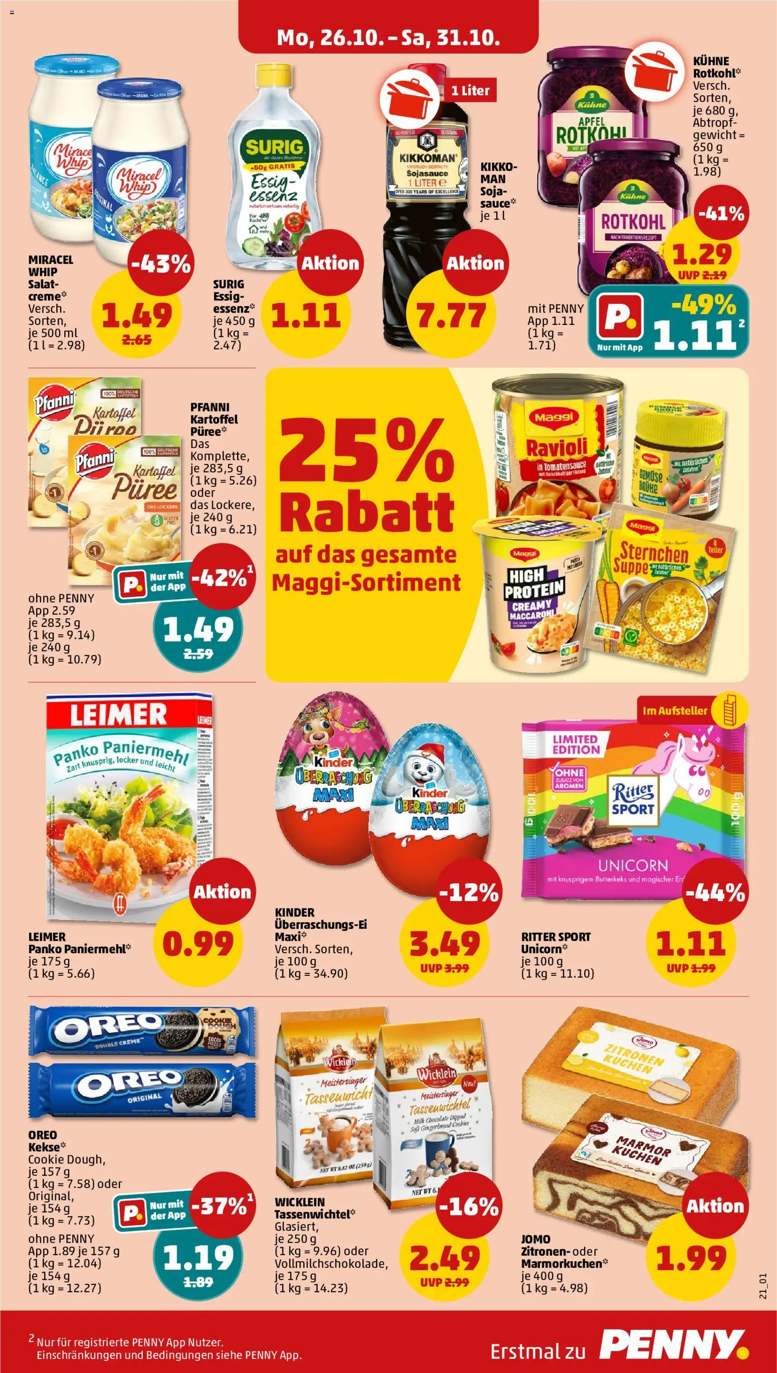 Vorschau von dem Prospekt des Geschäftes Penny, gültig ab dem 26.10.2026