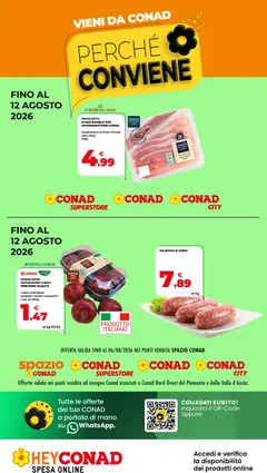 Anteprima dell'opuscolo Conad volantino Perché Conviene Piemonte dal negozio Conad valido da 30/07/2026