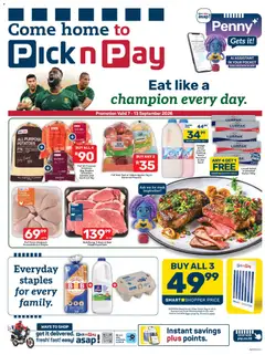 Preview of Pick n Pay flyer valid from 07/09/2026