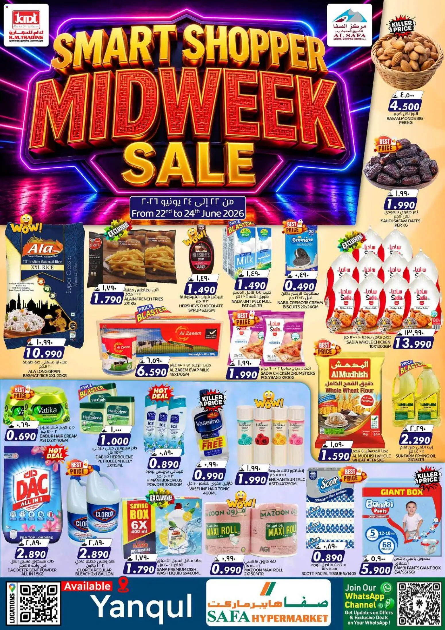 Preview of the catalogue KM Trading smart shopper midweek sale of store KM Trading valid from 22 Jun, 2026