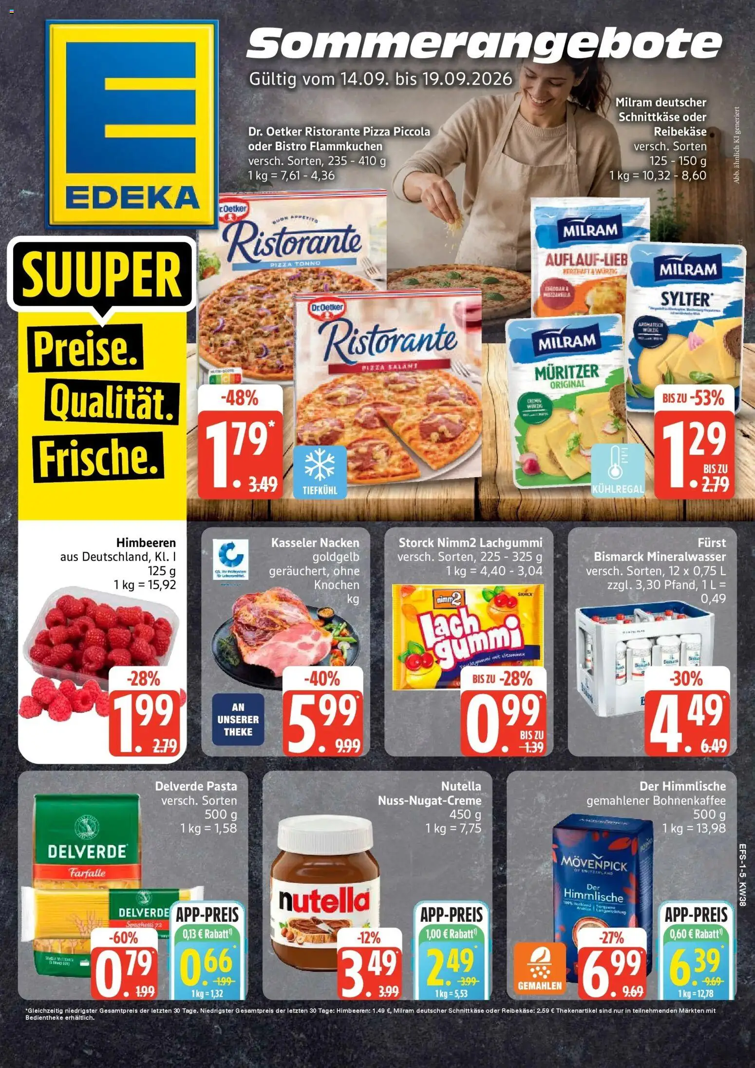Vorschau von dem Prospekt des Geschäftes Edeka, gültig ab dem 14.09.2026