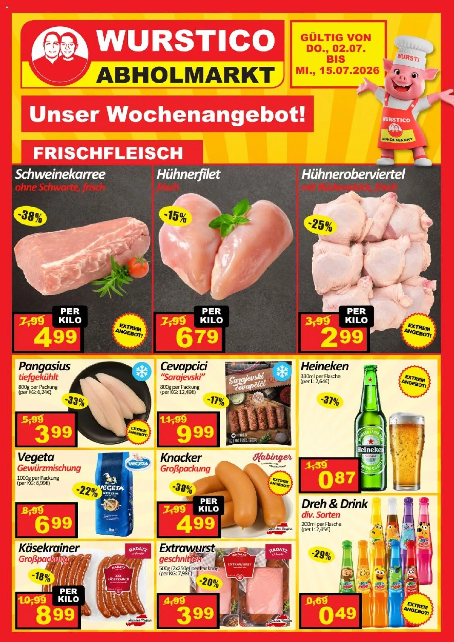 Vorschau der Angebote: Wurstico Abholmarkt Wurstico Abholmarkt Flugblatt gültig ab 02.07.2026