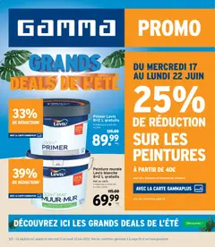 Voorbeeld van GAMMA Publicité van winkel GAMMA geldig vanaf 17/06/2026