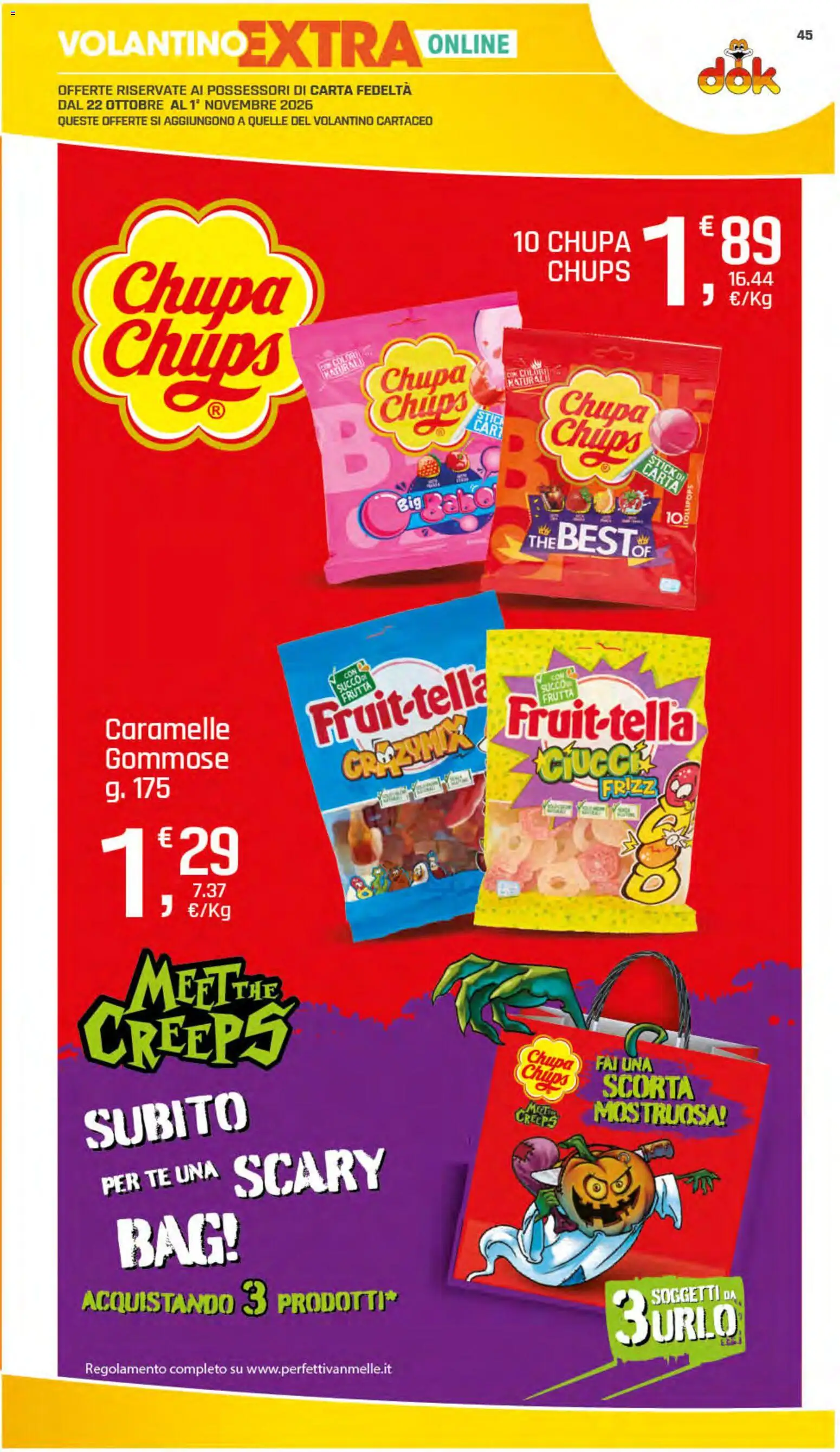 Anteprima dell'opuscolo DOK volantino dal negozio DOK valido da 22/10/2026 - Frutta, Caramelle, Tè, Succo