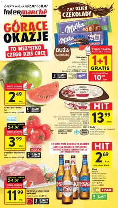 Pogląd gazetki "Intermarche gazetka" ze sklepu Intermarche ważnej od 02.07.2026