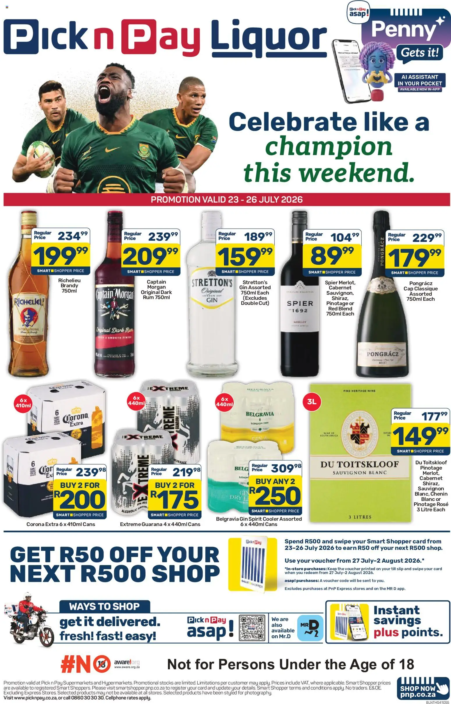 Preview of Pick n Pay flyer valid from 23/07/2026