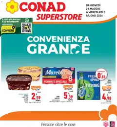 Anteprima dell'opuscolo Conad volantino Superstore Piemonte dal negozio Conad valido da 21/05/2026