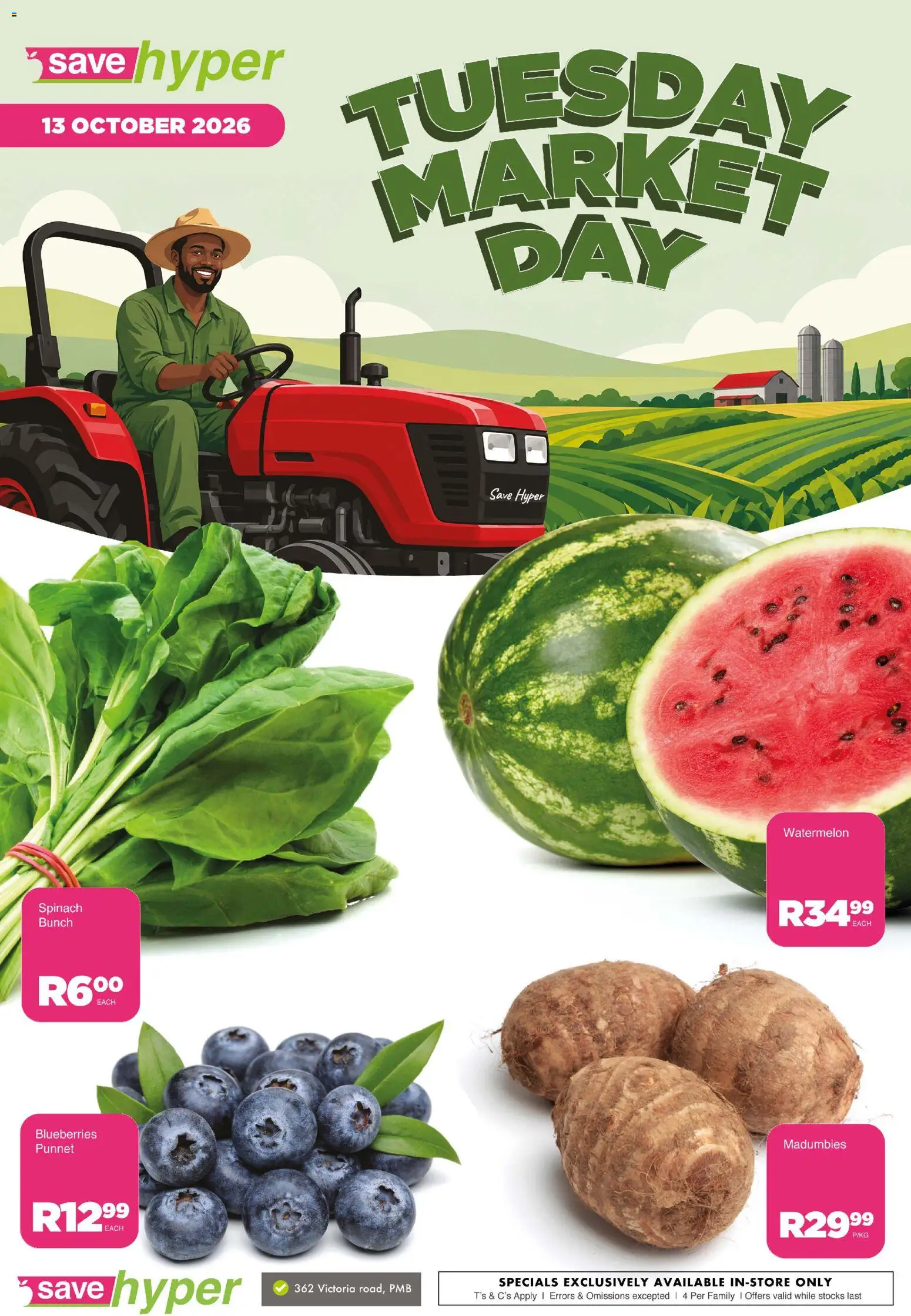 Preview of Save flyer valid from 13/10/2026 - Blueberries
