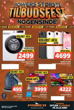 Eksempel på tilbudsavis Power - Tilbudsfest fra butik Power gyldig fra 21/08/2026