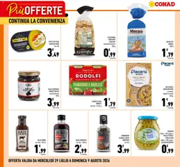 Anteprima dell'opuscolo Conad volantino Più Offerte Campania dal negozio Conad valido da 29/07/2026