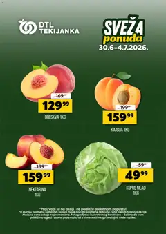 Pregled Tekijanka kataloga - važi od 30.06.2026