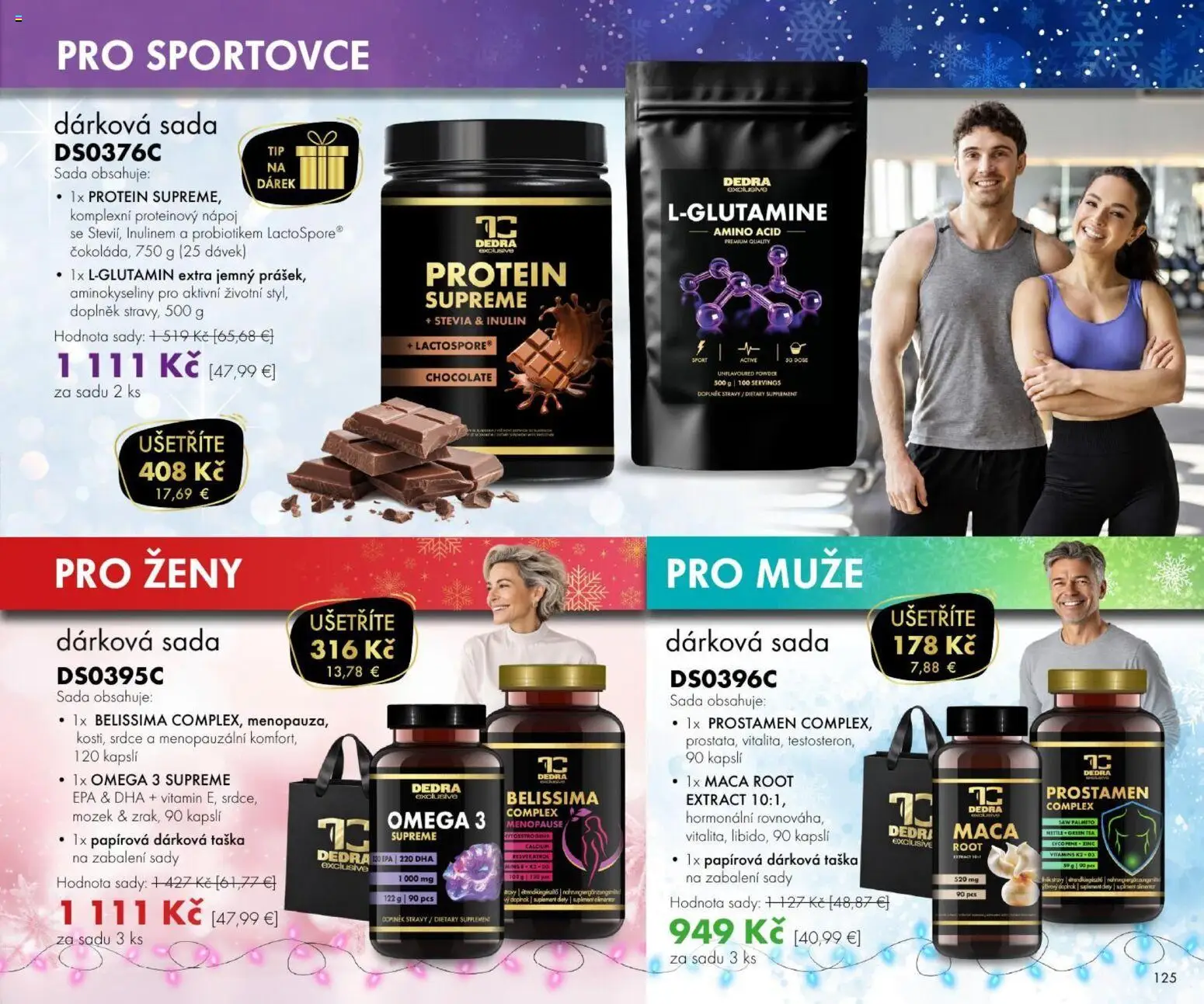 Náhľad Dedra letáku platného od 23.10.2026 - Protein, Omega 3, Omega, Taška, Proteínový nápoj