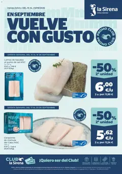 Vista previa del folleto de la tienda La Sirena válido desde el 10/09/2026 