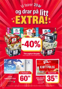Forhåndsvis Coop Extra kundeavis fra butikk Coop Extra gyldig fra 14/09/2026