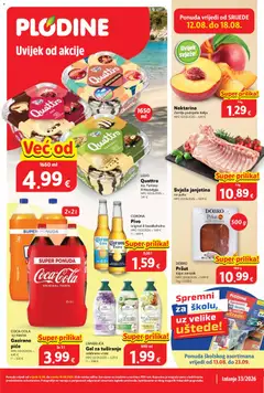 Pregled letka Plodine Katalog trgovine Plodine vrijedi od 12.08.2026
