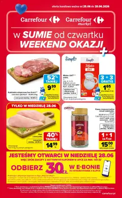 Pogląd gazetki "Carrefour gazetka - Weekend okazji" ze sklepu Carrefour ważnej od 25.06.2026