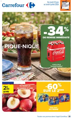 Prévisualisation de Carrefour catalogue du magasin Carrefour formulaire valide 23/06/2026