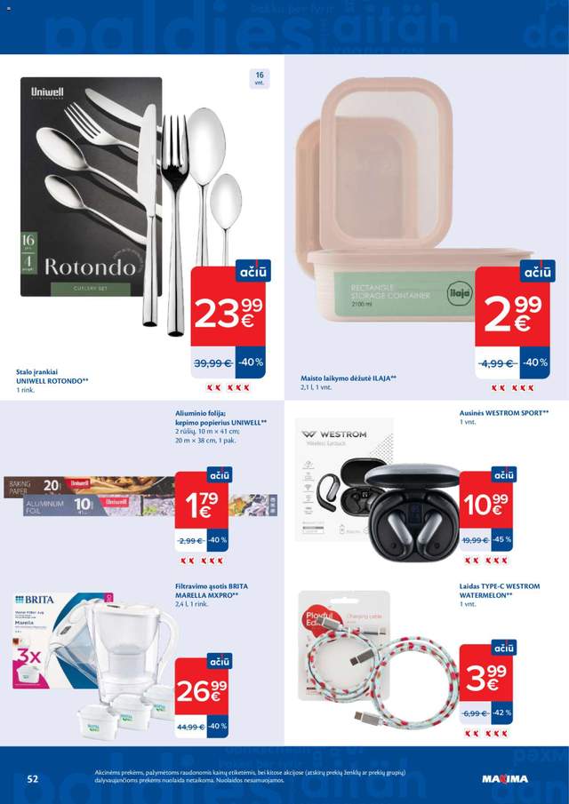 Naujas Maxima leidinys nuo 06.09
