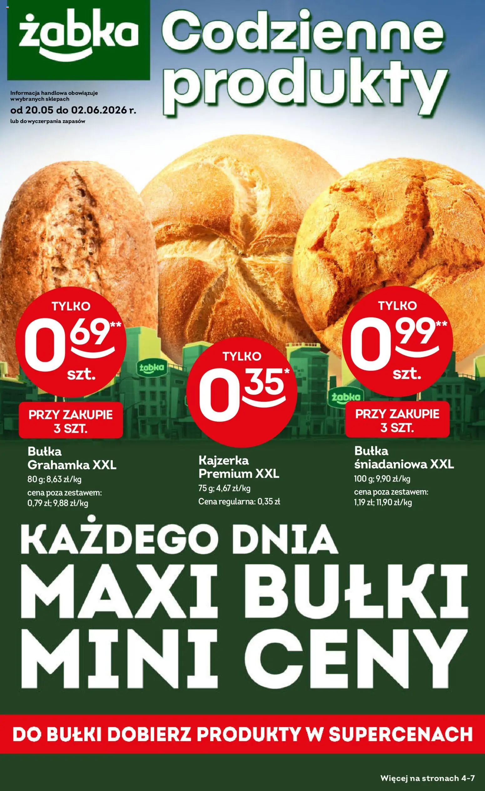 Pogląd gazetki "Żabka gazetka - Codzienne produkty" ze sklepu Żabka ważnej od 20.05.2026