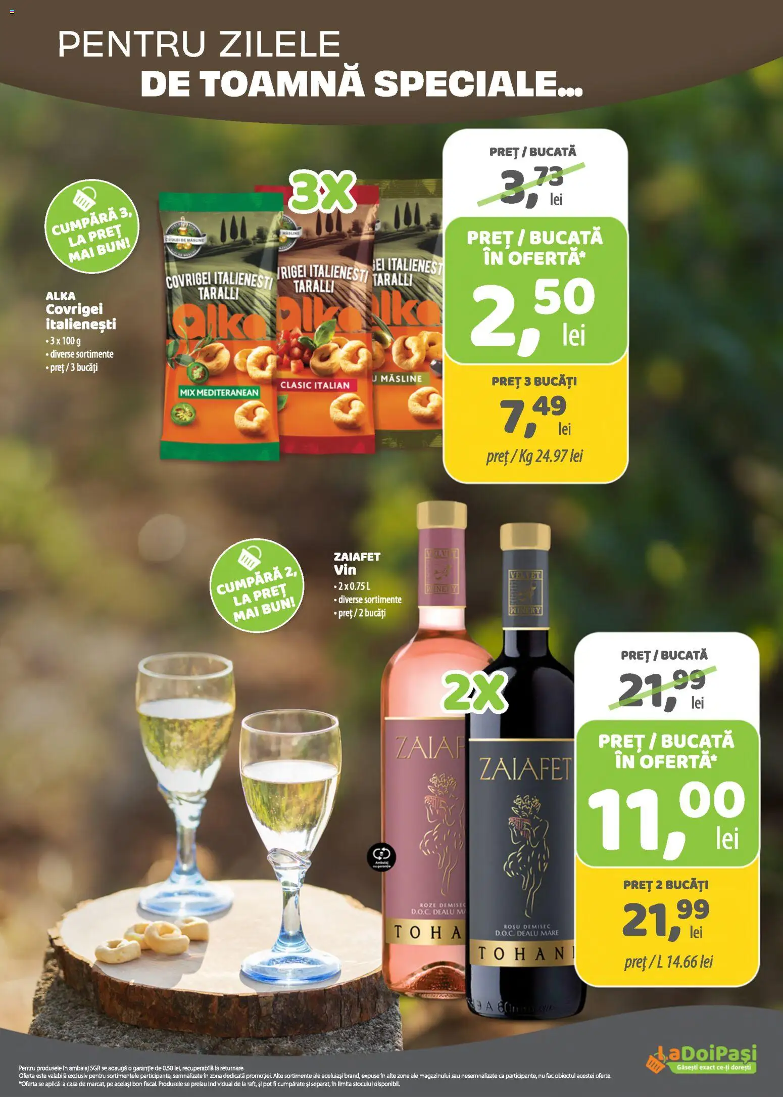Previzualizarea de cataloage: LaDoiPași LaDoiPași Catalog valabil de la 16.10.2026 - Ulei, Măsline, Covrigei, Aplică