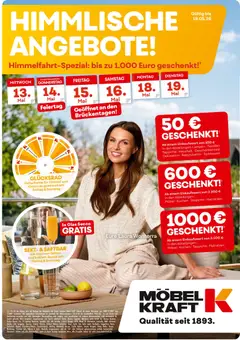 Vorschau von dem Prospekt des Geschäftes Möbel Kraft, gültig ab dem 13.05.2026