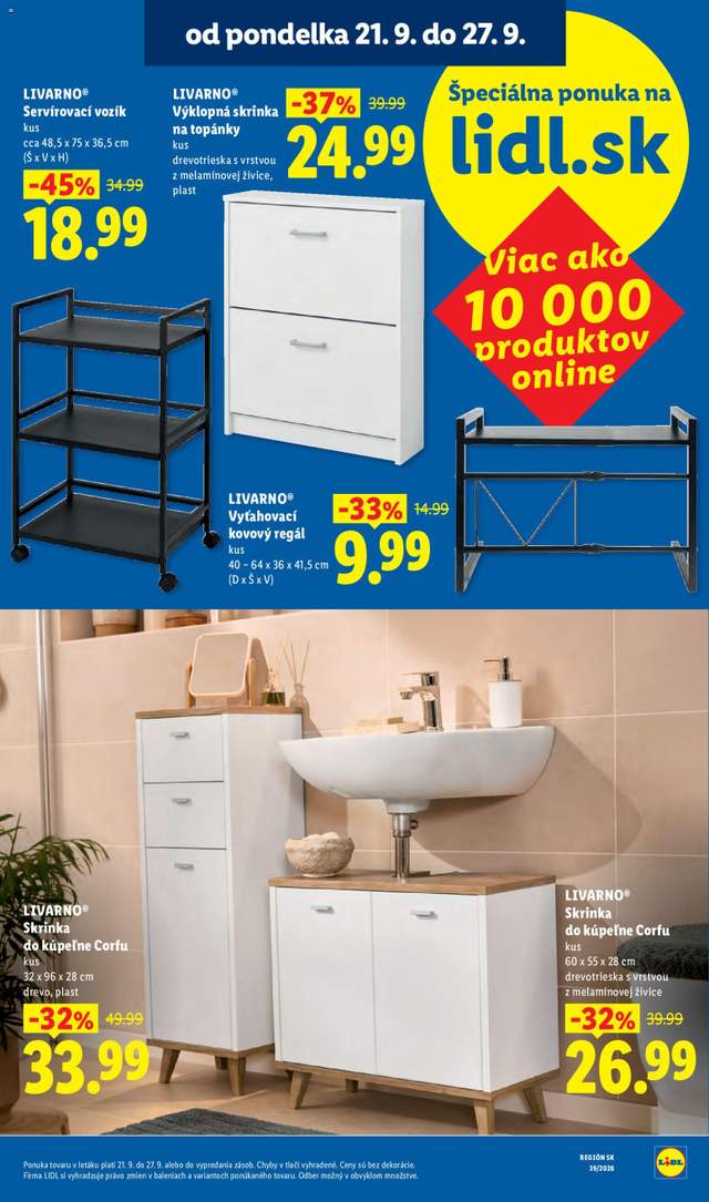 Nový Lidl leták od 21.09.