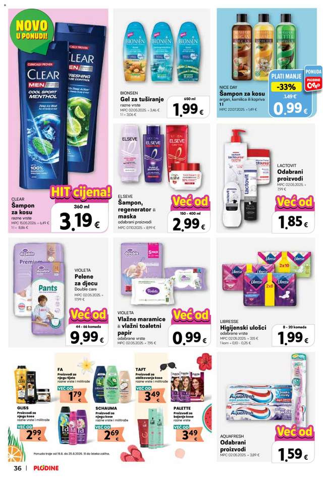 Novi Plodine katalog od 19.08.