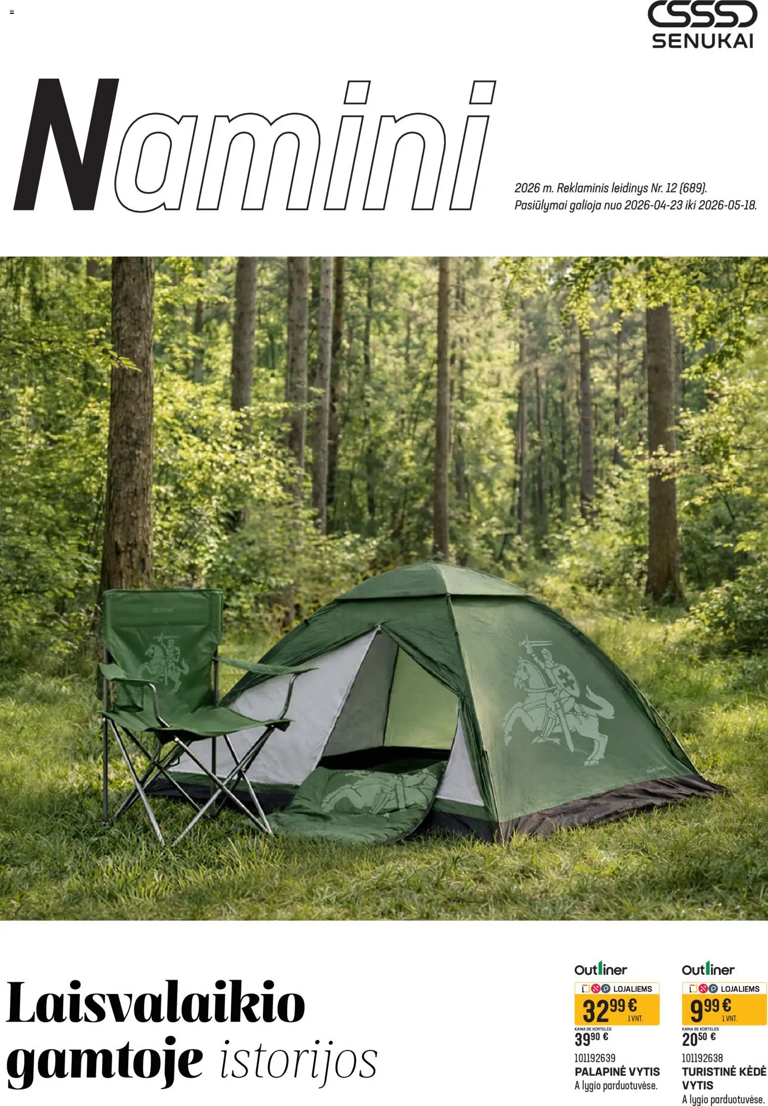 Senukai parduotuvės leidinio Senukai leidinys - Leidinys Nr. 12 galiojančio nuo 2026.04.23 peržiūra - Kėdė