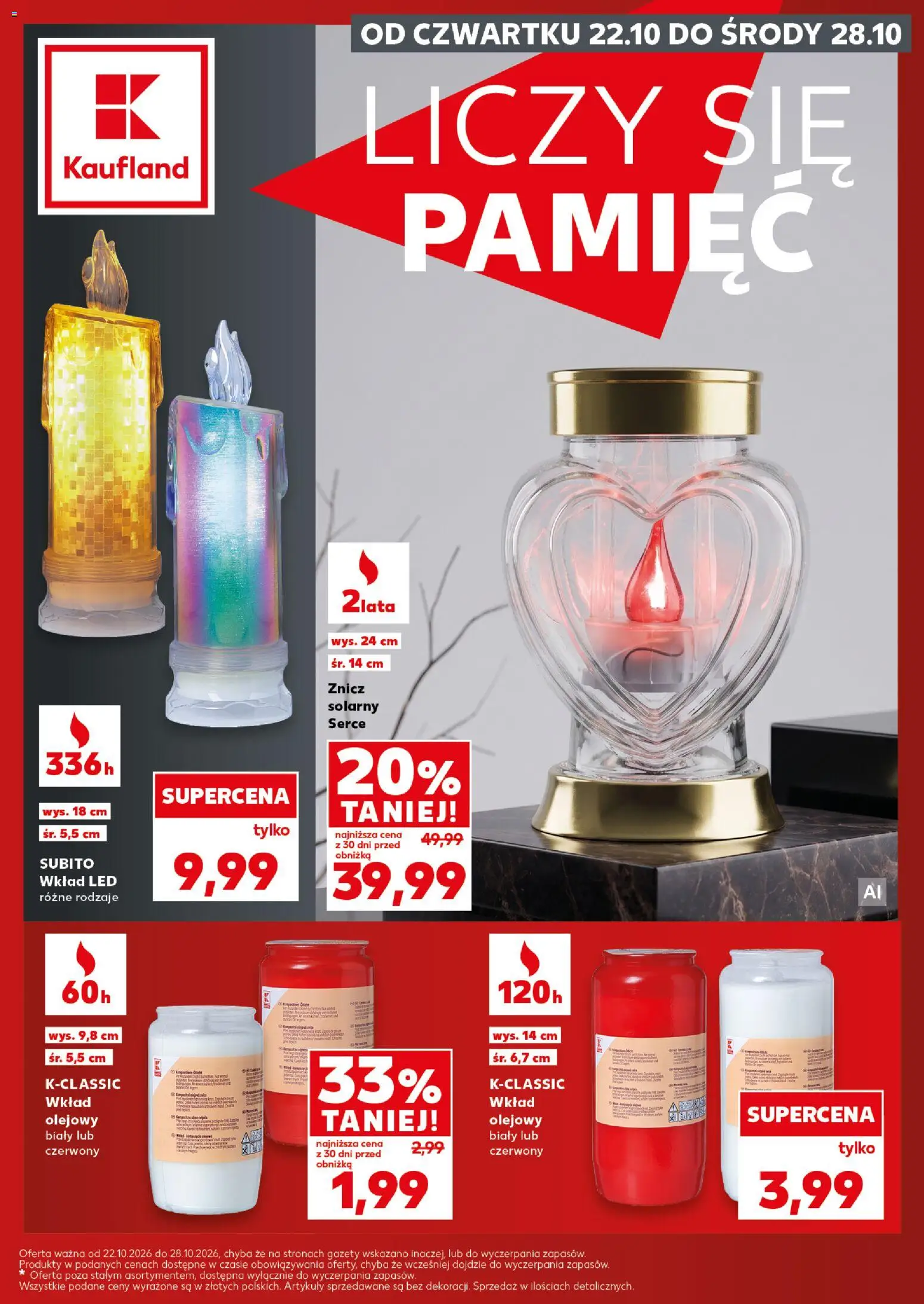 Náhled nabídky: Kaufland Polsko Kaufland Polsko leták - Katalog znicze platný od 22.10.2026 - LED