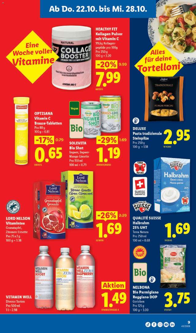 Neue Lidl Aktionen ab 22.10.