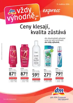 Náhled nabídky: dm drogerie dm drogerie leták - Express platný od 21.05.2026
