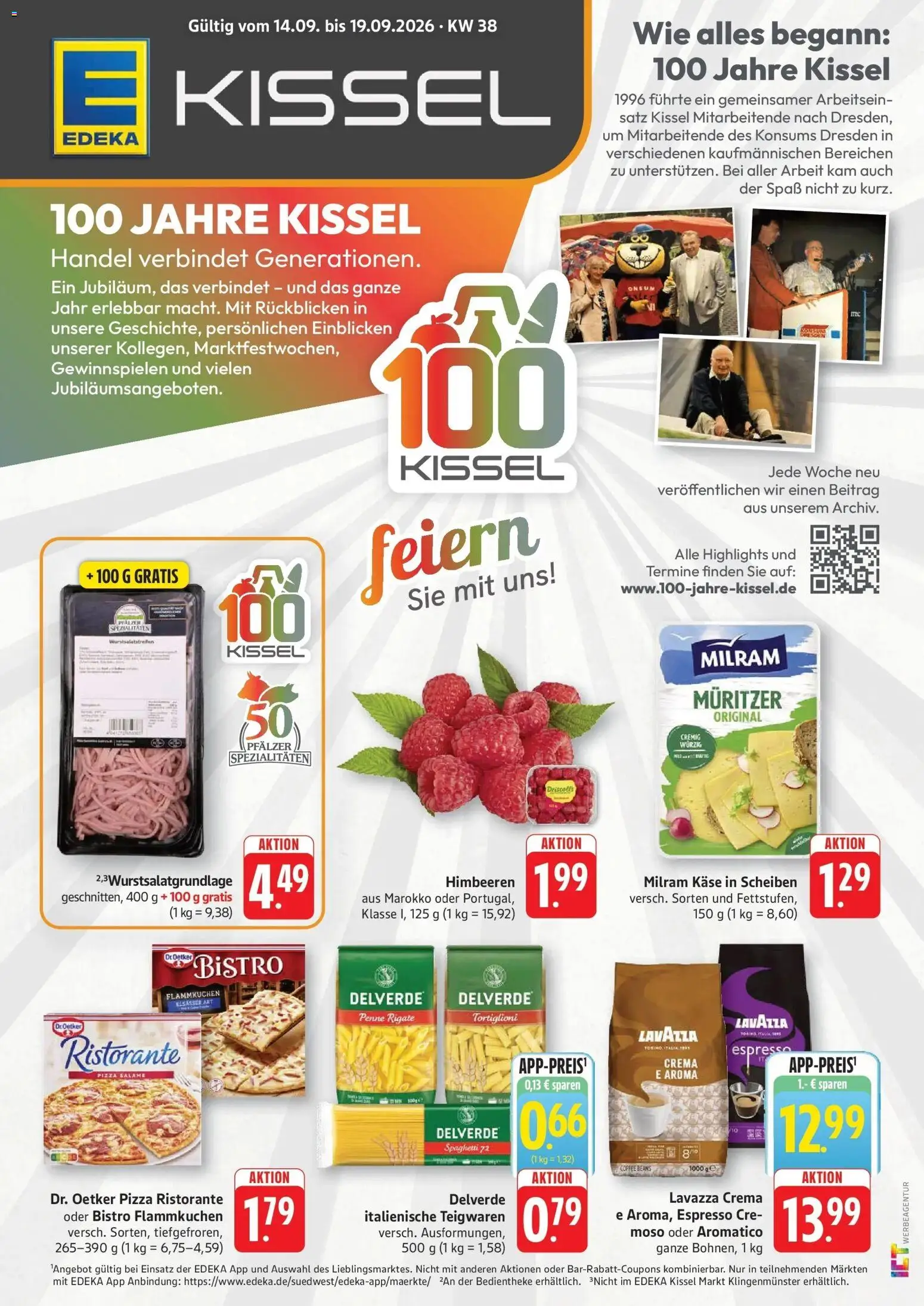 Vorschau von dem Prospekt des Geschäftes Edeka, gültig ab dem 14.09.2026