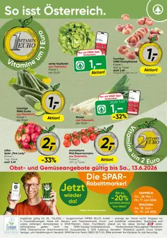 Vorschau der Angebote: Spar Spar Obst & Gemüse gültig ab 08.06.2026