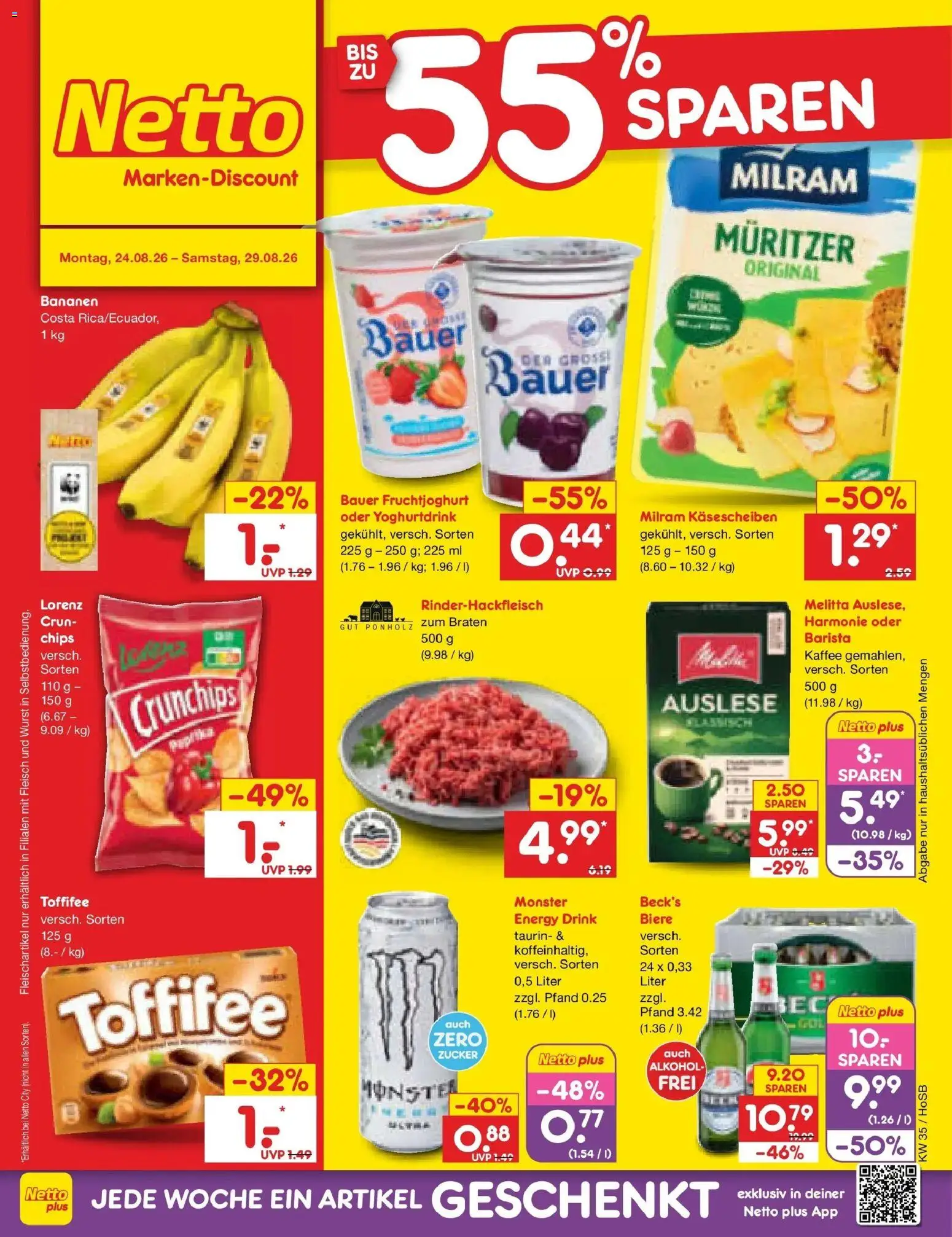 Vorschau von dem Prospekt des Geschäftes Netto Marken-Discount, gültig ab dem 24.08.2026