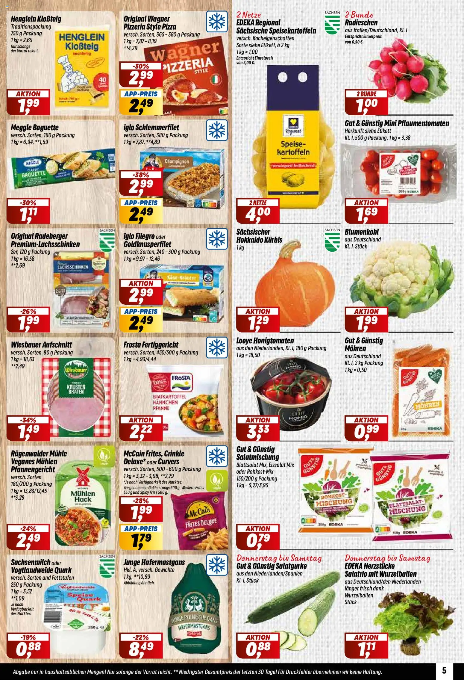 Vorschau von dem Prospekt des Geschäftes Simmel, gültig ab dem 02.11.2026 - Pizza, Käse, Quark, Baguette, Mühle, Mohren, Eissalat, Hahnchen