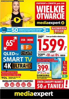 Pogląd gazetki "Mediaexpert promocje - Wielkie otwarcie Kazimierza Wielka" ze sklepu Mediaexpert ważnej od 03.09.2026