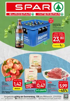 Vorschau der Angebote: Spar Spar Flugblatt gültig ab 17.09.2026