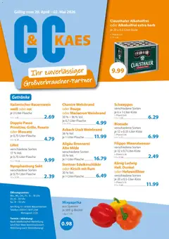 Vorschau von dem Prospekt des Geschäftes C&C, gültig ab dem 20.04.2026