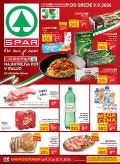 Predogled kataloga iz trgovine Spar veljaven od 09.09.2026