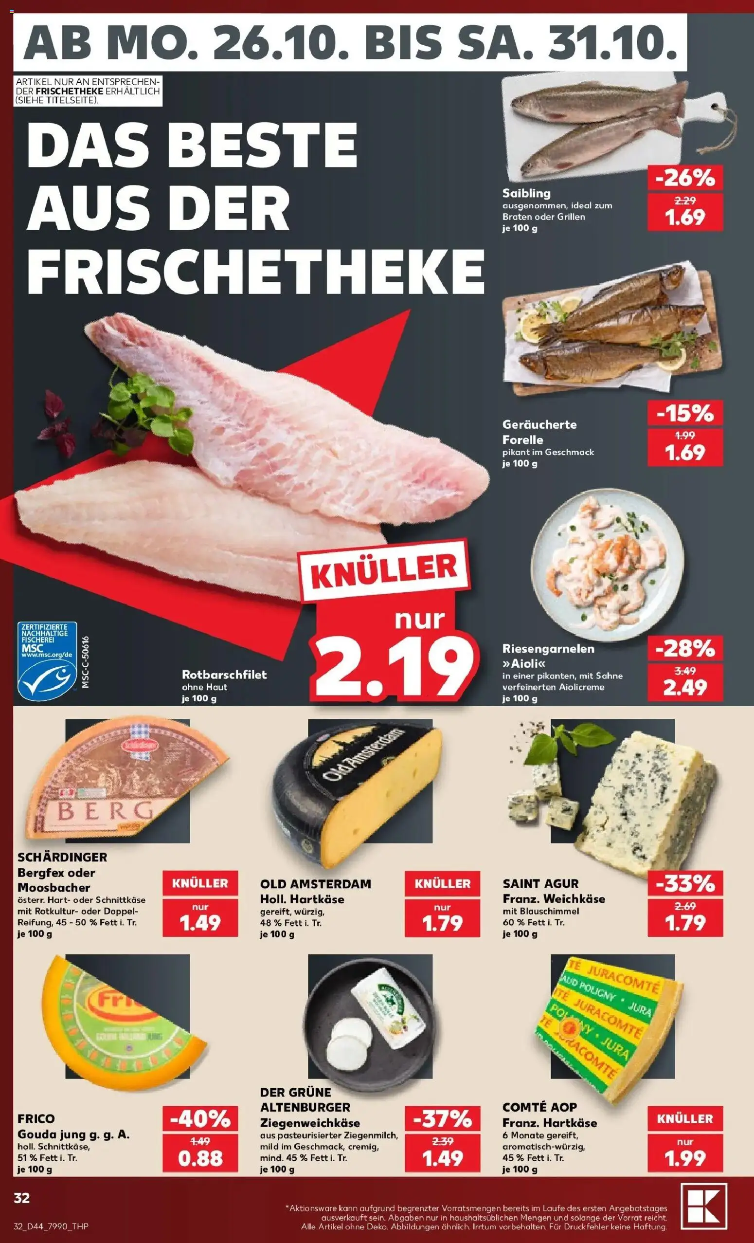 Vorschau von dem Prospekt des Geschäftes Kaufland, gültig ab dem 26.10.2026