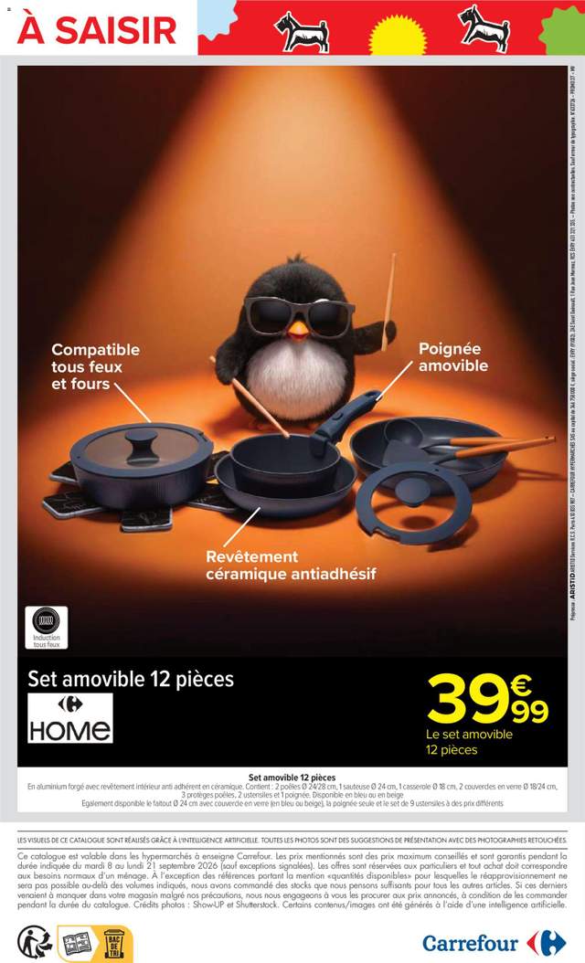 Nouveau catalogue Carrefour à partir du 08/09