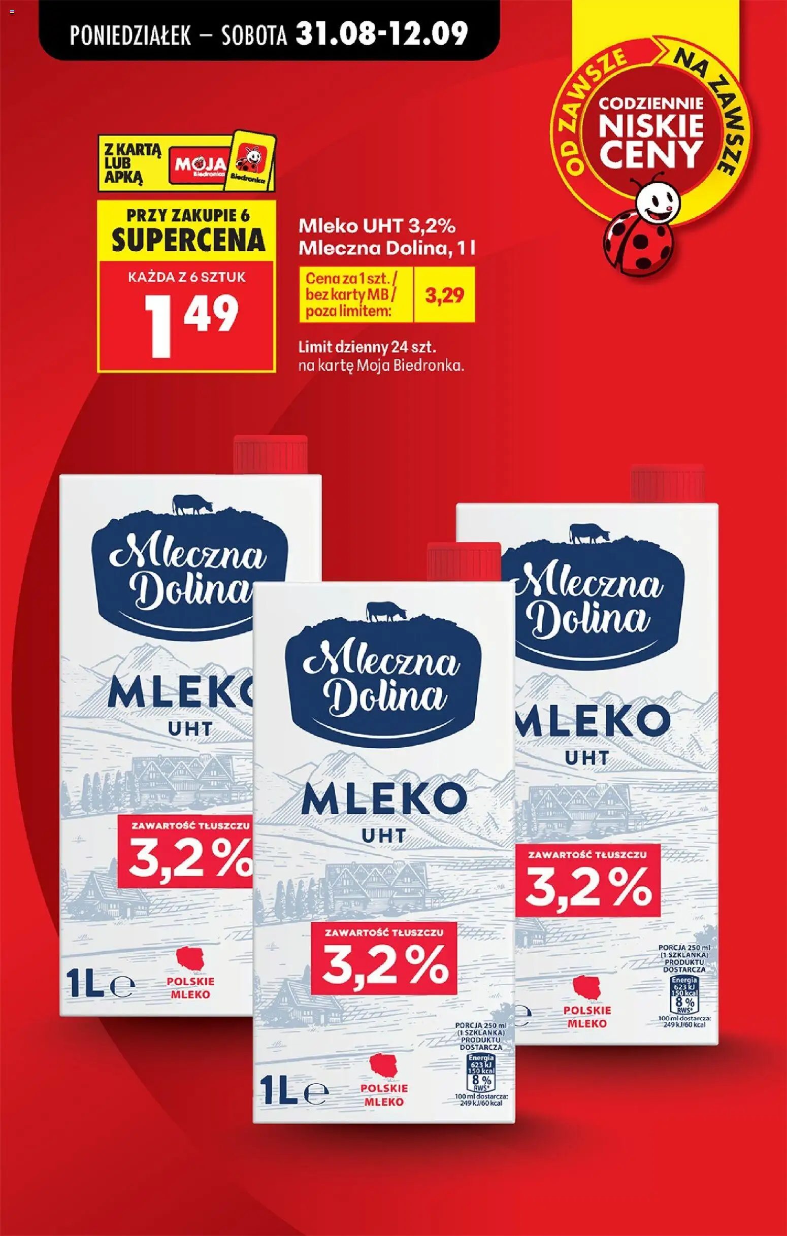 Pogląd gazetki "Biedronka gazetka od poniedziałku" ze sklepu Biedronka ważnej od 31.08.2026