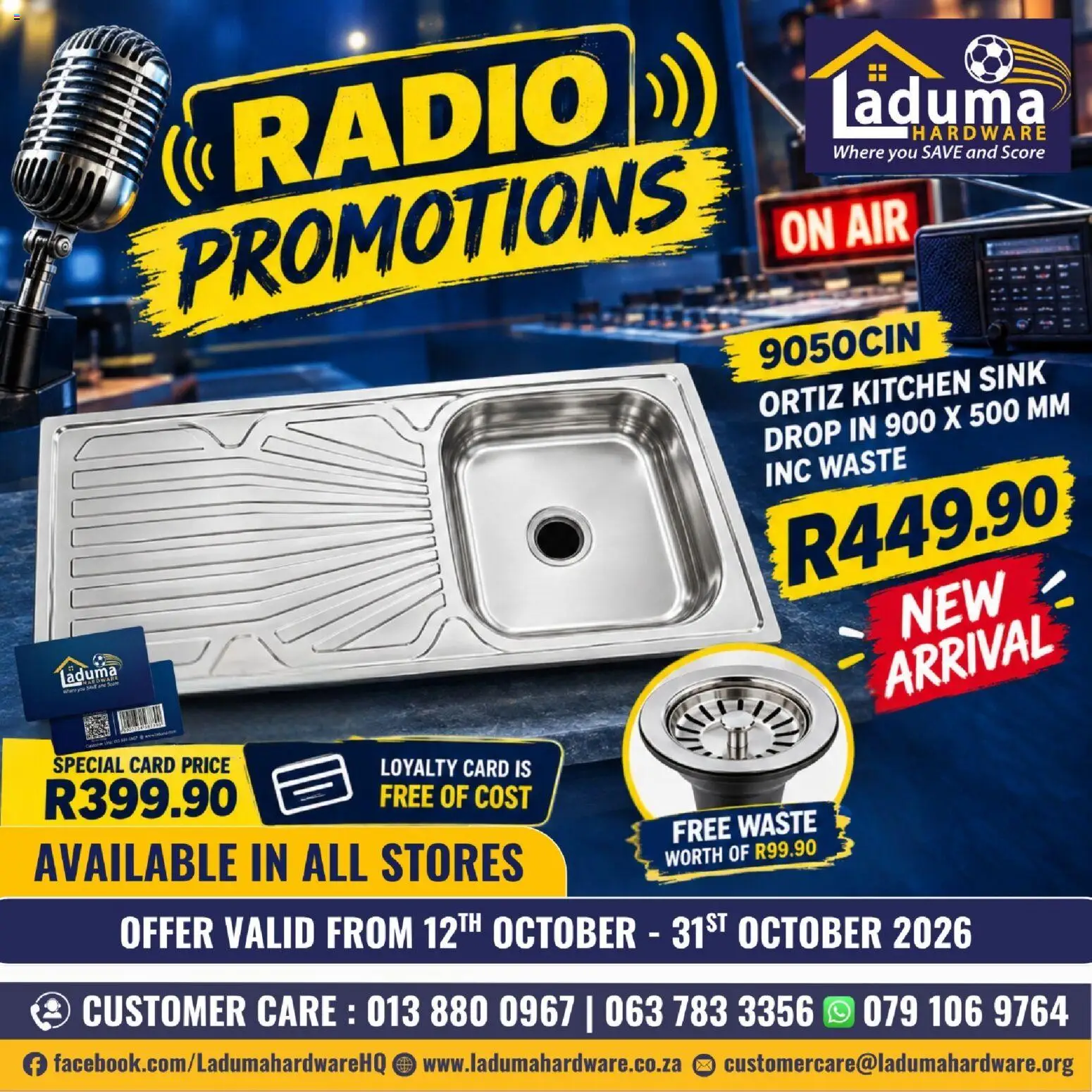 Preview of Laduma Hardware flyer valid from 12/10/2026 - Radio, Sink