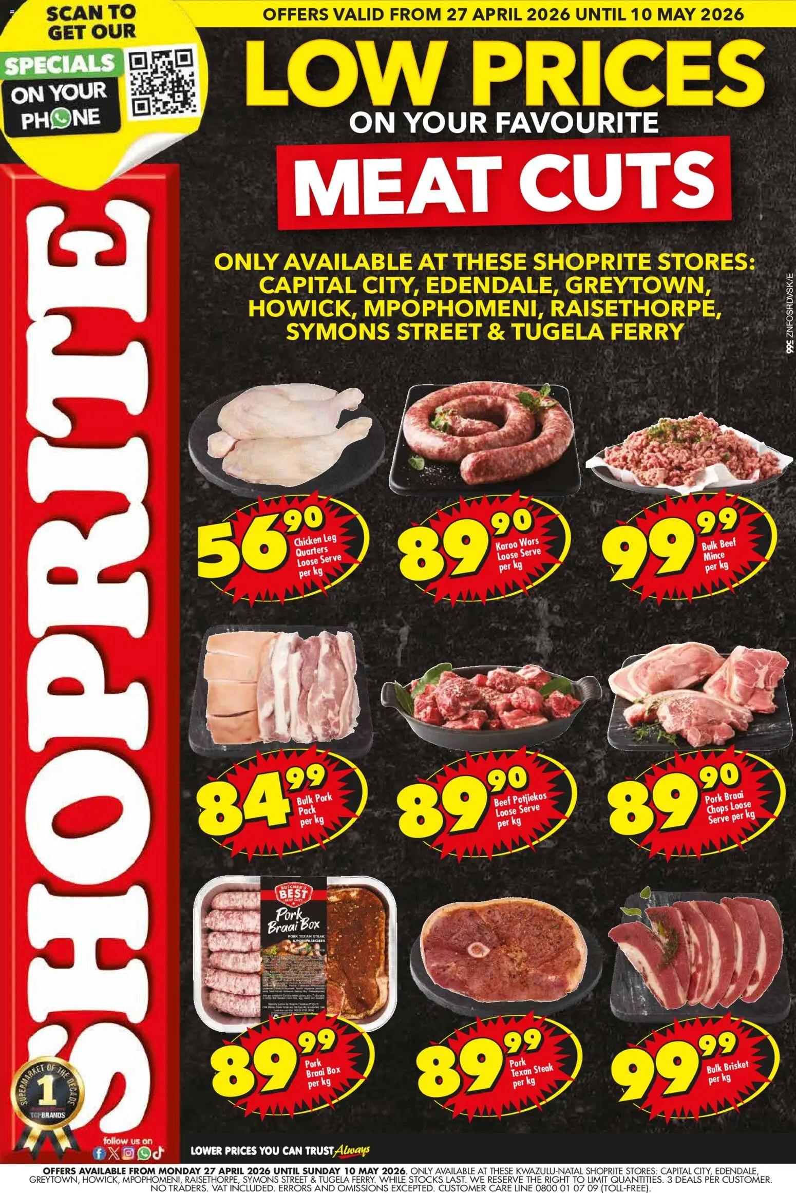 Preview of Shoprite flyer valid from 27/04/2026