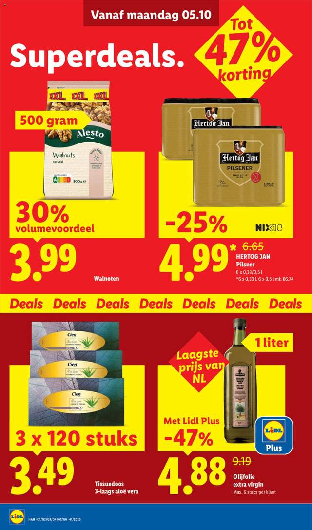 Nieuwe Lidl folder vanaf 05-10