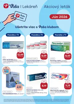 Náhľad Vaša lekáreň letáku platného od 01.06.2026