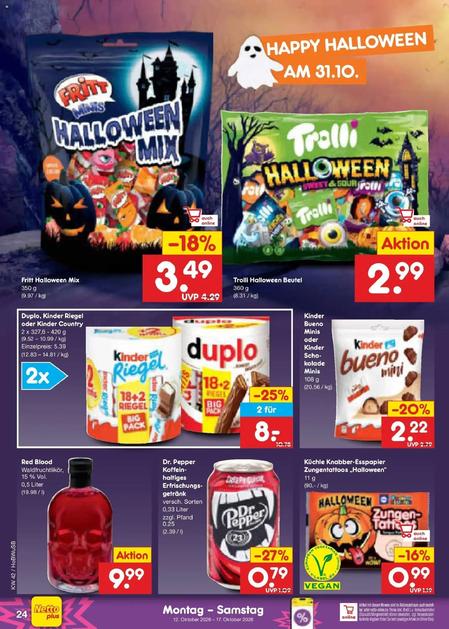 Vorschau von dem Prospekt des Geschäftes Netto Marken-Discount, gültig ab dem 12.10.2026 - Kinder riegel, Kinder country